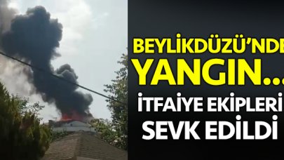 Beylikdüzü Dereağzı Mahallesi'nde yangın!