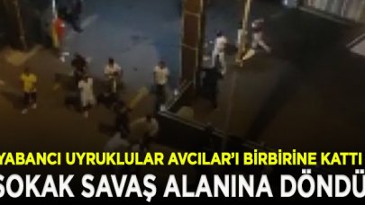 Avcılar'da sokağı savaş alanına çeviren kavga!