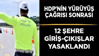 Giriş-çıkışların kısıtlandığı şehir sayısı 12'ye yükseldi!