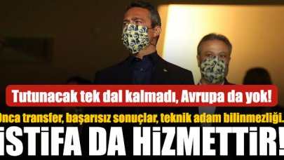 Fenerbahçe taraftarı isyanda: Ali Koç istifa!