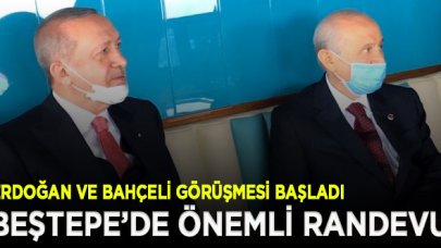 Cumhurbaşkanı Erdoğan-Bahçeli görüşmesi başladı!