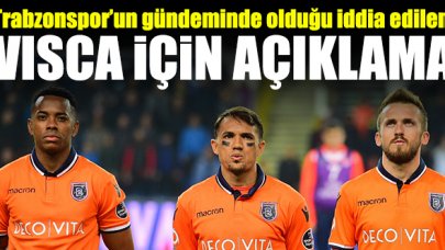 Trabzonspor'un gündemindeki Edin Visca için ilk açıklama...