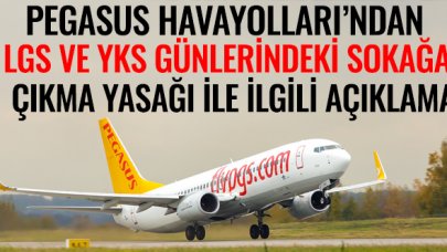 Pegasus'tan sokağa çıkma yasağındaki biletlerle ilgili açıklama