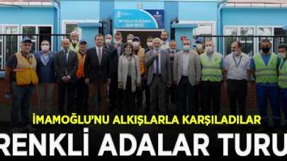 İmamoğlu'na Adalar gezisinde sıcak karşılama