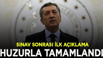 Bakan Selçuk'tan LGS sonrası açıklama: Sınav huzur ve güvenle tamamlandı