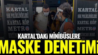 Kartal'da üç minibüs şoförüne ceza!