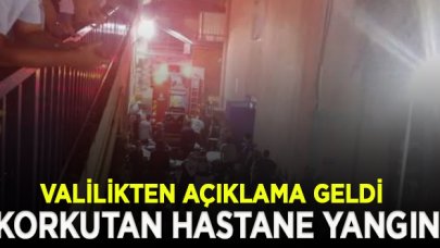 İstanbul'da korkutan hastane yangını! Valilikten açıklama