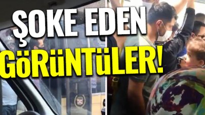 Sultangazi, Arnavutköy ve Esenler'deki minibüslerde şoke eden anlar!