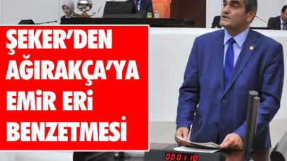 Şeker'den Rektör Ağırakça'ya emir eri benzetmesi