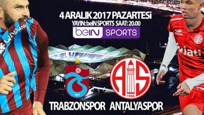 Trabzonspor Antalyaspor maçı saat kaçta ve hangi kanalda - İlk 11'ler