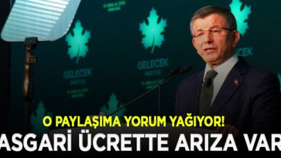 Gelecek Partisi'nin asgari ücret paylaşımı sosyal medyada gündem oldu!