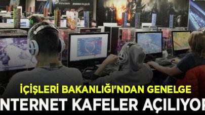 Bakanlık açıkladı: İnternet kafeler ne zaman açılıyor?