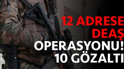 İstanbul'da DEAŞ operasyonu: 10 gözaltı