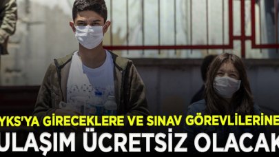 İstanbul'da YKS'ya gireceklere ve sınav görevlilerine ulaşım ücretsiz olacak