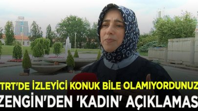 AK Parti'li Zengin'den 'kadın' açıklaması: Önemli bazı isimlerin eşi bile olamıyordunuz