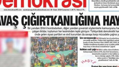 Özgürlükçü Demokrasi Gazetesi ve matbaasına operasyon