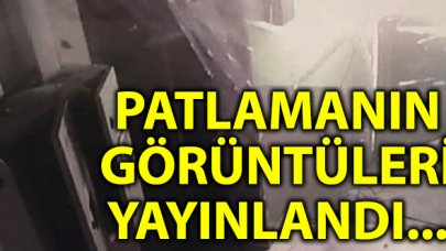 Bahçelievler'de tekstil atölyesindeki patlamanın videosu!