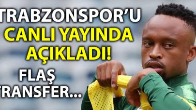 Canlı yayında 'Trabzonspor beni istiyor' açıklaması yaptı! Lebogang Phiri kimdir?