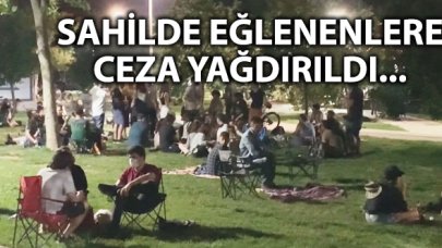 Moda sahilinde kurallara uymayanlara ceza yağdı!