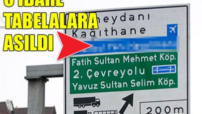 3. havalimanı için tabelalar hazırlandı