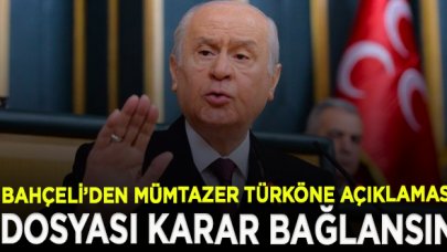 Bahçeli'den Mümtazer Türköne açıklaması: Biz suçsuz demedik!