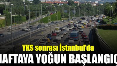 İstanbul trafiğinde yoğun hafta başlangıcı