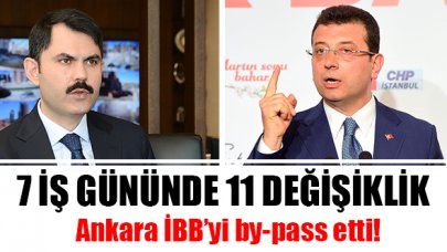 7 iş gününde 11 plan değişikliği