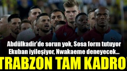 Trabzonspor İstanbul'a tam kadro gitmenin hesaplarını yapıyor