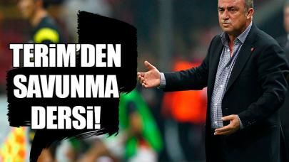 Terim'den savunma dersi