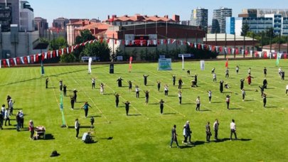 Bahçelievler’de kontrollü sabah sporu