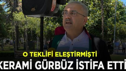 Samsun Barosu Başkanı Kerami Gürbüz istifa etti