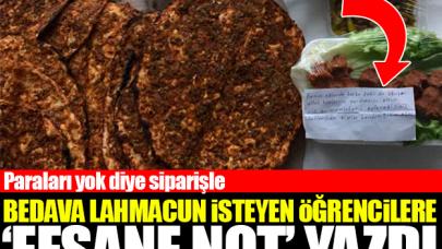 Paraları olmayan öğrenciler bedava lahmacun istedi restoran sahibi yağdırdı