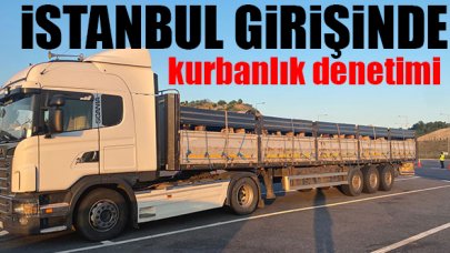 İstanbul girişinde kurbanlık denetimi