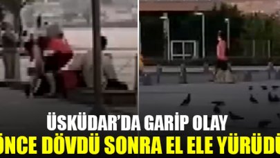 Erkek arkadaşını tekme tokat dövdü!