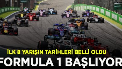 Formula 1 heyecanı başlıyor | Yarışların tarihleri ne zaman?