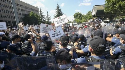 Ankara Emniyet Müdürlüğü'nden avukatların eylemine dair açıklama: Bize saldırdılar