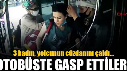 İETT otobüsünde gasp!