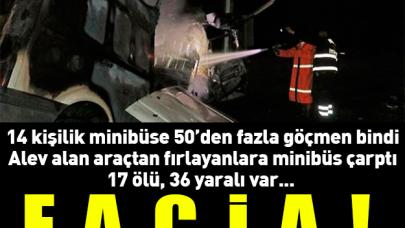 Iğdır-Kars yolunda facia! 14 kişilik minibüste 50'den fazla ölü ve yaralı var