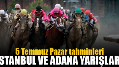 5 Temmuz 2020 Pazar İstanbul ve Adana At Yarışı Tahminleri