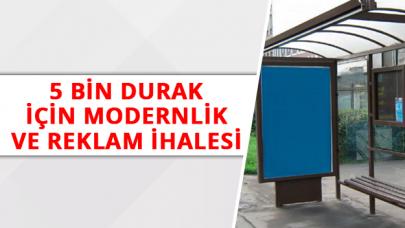 Beş bin otobüs durağı reklam ihalesine çıkıyor