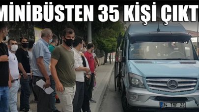 Esenyurt'ta yine aynı görüntü! Minibüsten 35 kişi çıktı