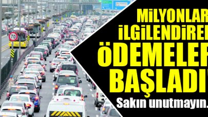 2020 Temmuz MTV ödemeleri başladı | Taksitle MTV nasıl ödenir? Bankalara göre ödemeler