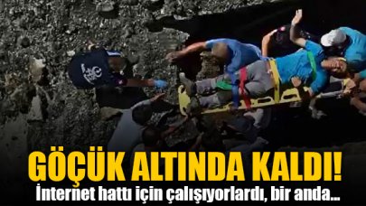 Sultangazi'de bir işçi toprak altında kaldı