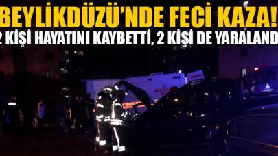 İstanbul Beylikdüzü Gürpınar'da feci kaza: 2 ölü, 2 yaralı