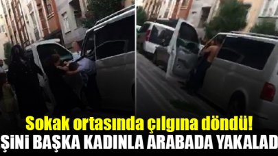 Kocasını minibüste bir kadınla yakalayan kadın çılgına döndü