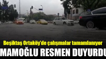 Beşiktaş Ortaköy'de kanalizasyon suları denize akmayacak