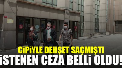 Bakırköy'de cipiyle dehşeşt saçan  Görkem Sertaç Göçmen için 18 yıl 3 ay hapis istemi