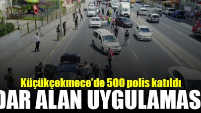 Küçükçekmece'de 'dar alan uygulaması' denetimi