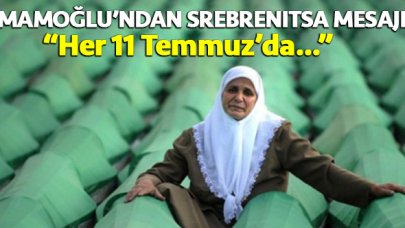 Ekrem İmamoğlu'ndan Srebrenitsa mesajı