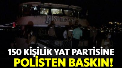 Bebek'teki yat partisine polis baskını!